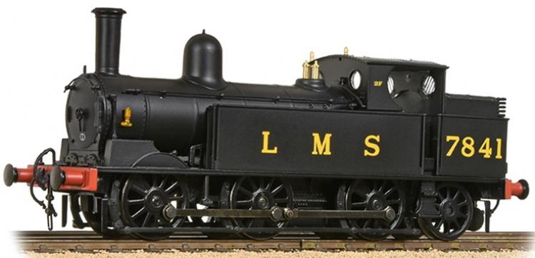 LMS Coal Tank 0-6-2T #7841 (Plain Black) - Sold Out