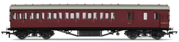 BR Non-Corridor 57' 3rd Class Brake #M20769M (Maroon) - Sold Out