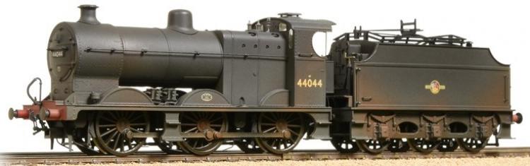 BR Midland 4F 0-6-0 #44044 (Black - Late Crest) Weathered - Out of Stock