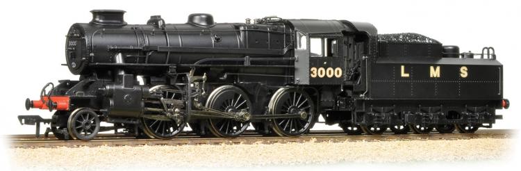 LMS 4MT Ivatt 2-6-0 #3000 (Plain Black) - Available to Order In