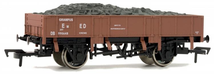 Grampus Open Ballast Wagon #DB990648 (BR Bauxite) - Sold Out