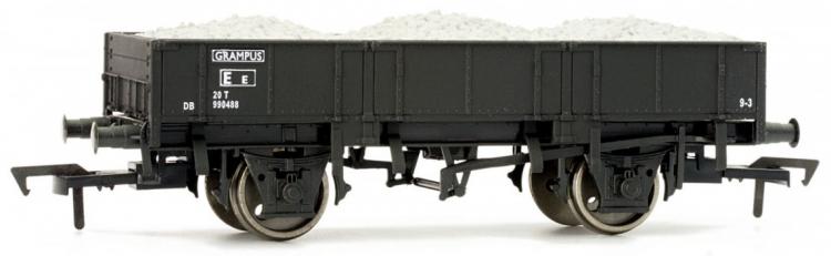 Grampus Open Ballast Wagon #DB990448 (BR Black) - Sold Out