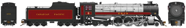 Rapido - Canadian Pacific H1c Royal Hudson 4-6-4 #2839 (Coal Tender) - Sold Out