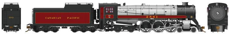 Rapido - Canadian Pacific H1e Royal Hudson 4-6-4 #2863 (Oil Tender) - Sold Out