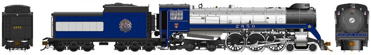 Rapido - Canadian Pacific H1d Royal Hudson 4-6-4 #2850 (1939 Royal Train) - Sold Out on Pre Orders