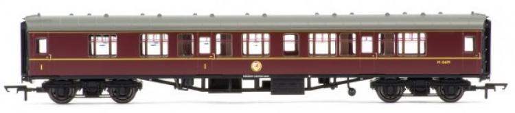 BR Mk1 CK Corridor Composite #M15679 (Maroon) with Lights - Sold Out