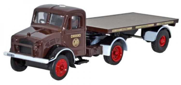 Oxford - Bedford OX Flatbed Trailer - GWR - Sold Out