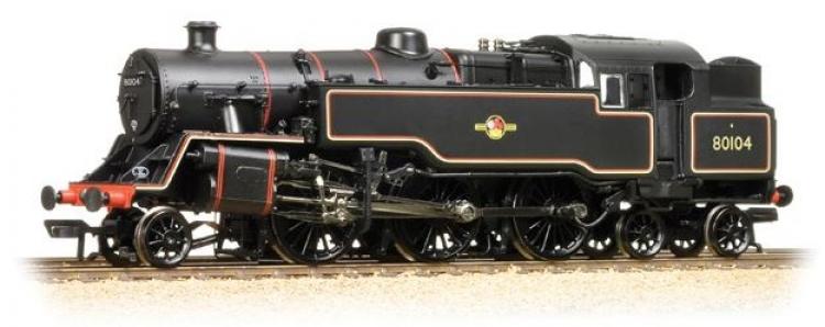 BR 4MT 2-6-4T #80104 (Lined Black - Late Crest) - Sold Out
