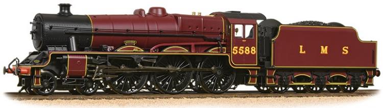 LMS Jubilee 4-6-0 #5588 'Kashmir' (Crimson) with DCC Sound - Available to Order In