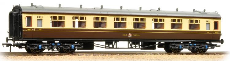 GWR 60ft Collett 3rd Class Corridor (Chocolate & Cream) - Sold Out