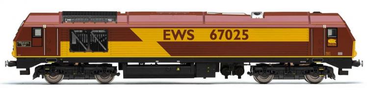 Class 67 #67025 'Western Star' (EWS Maroon) - Sold Out
