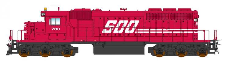 InterMountain - EMD SD40-2 - SOO #761 (Red Repaint) - Pre Order