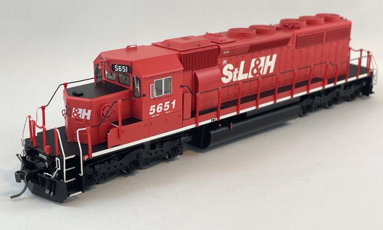 InterMountain - EMD SD40-2 - StL&H #5651 (St. Lawrence & Hudson) DCC Sound - Sold Out