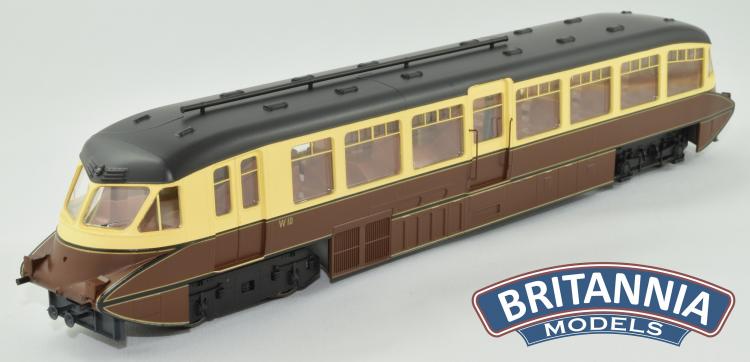 Streamlined Railcar #W10 (BR Chocolate and Cream) - Sold Out