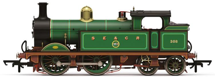 SECR H Class 0-4-4T #308 (Lined Green) - Sold Out