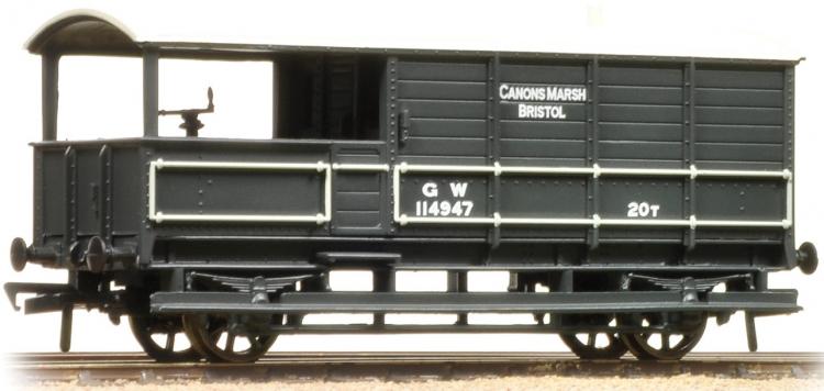 GWR 20-Ton 'Toad' Brake Van #114947 'Canons Marsh Bristol' (Grey) - Sold Out