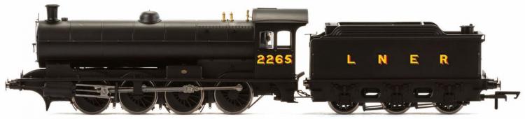 LNER Q6 0-8-0 #2265 (Plain Black) - Pre Order
