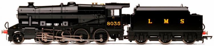 LMS 8F 2-8-0 #8035 (Plain Black) - Sold Out
