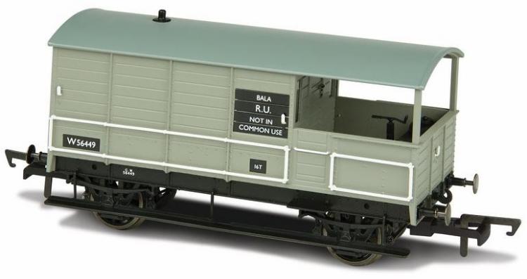 BR AA3 'Toad' 4-wheel Brake Van Plated #W56449 'Bala' (Grey) - Out of Stock