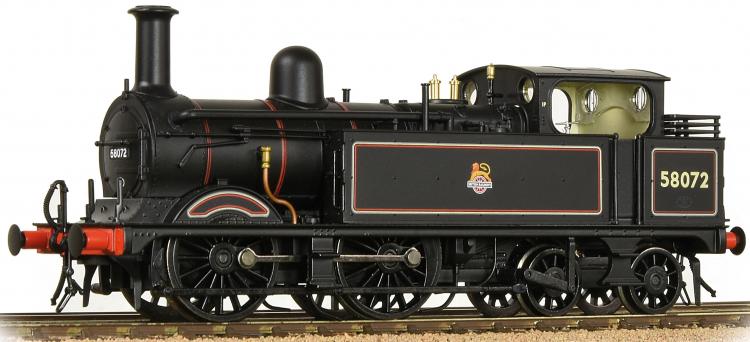 BR (ex MR) 1P Midland 0-4-4T #58072 (Lined Black - Early Crest) - Sold Out