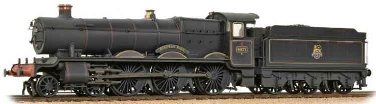 BR 49xx Hall 4-6-0 #4971 'Stanway Hall' (Lined Black - Early Crest) Weathered - Available to Order In