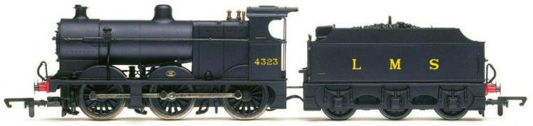 LMS 4F 0-6-0 #4323 (Unlined Black) (Clearance - was $154.99) - Sold Out