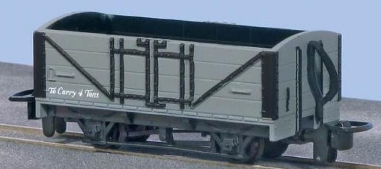 Peco - 4 Wheel Open Wagon (Grey) Unlettered - Sold Out