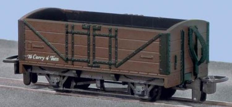 Peco - 4 Wheel Open Wagon (Brown) Unlettered - Sold Out