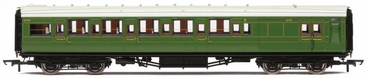 SR Maunsell Corridor Brake 3rd Class #3778 - Set 243 (Olive Green) - Sold Out