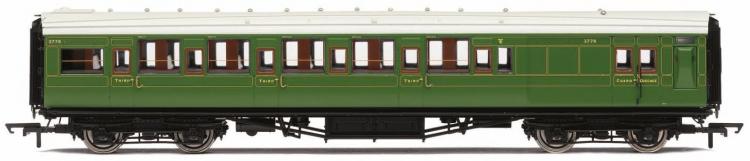 SR Maunsell Corridor Brake 3rd Class #3779 - Set 243 (Olive Green) - Sold Out