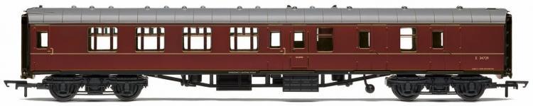BR Mk1 BSK Brake Second Corridor #E34729 (Maroon without Crest)