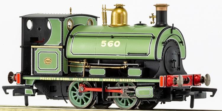 Peckett W4 0-4-0ST #560 (Peckett Works Leaf Green) - Sold Out