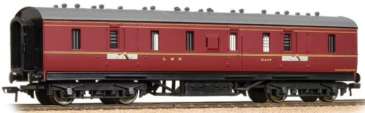 LMS 50ft Parcels Van (Crimson) - Available to Order In