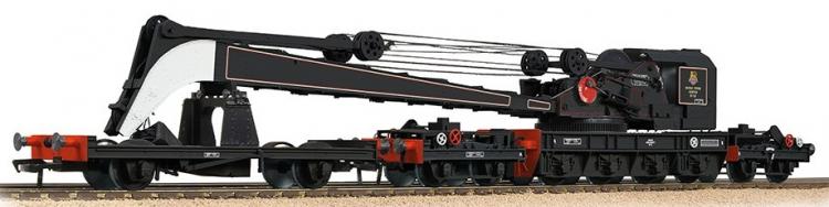 BR Ransomes & Rapier 45-Ton Steam Breakdown Crane #122 'Motive Power - Gorton' (Black - Early Crest) - Sold Out