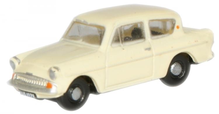 Oxford - Ford Anglia - Sunburst Yellow & Cirrus White - Sold Out