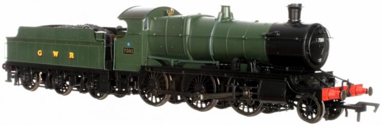 BR 43xx 2-6-0 #7301 (GWR Plain Green - BR Smokebox Number) - Sold Out