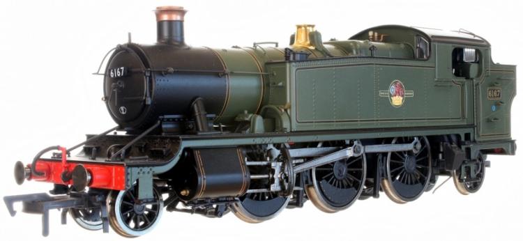 BR 61xx 2-6-2T #6167 (Lined Green - Late Crest) - Sold Out