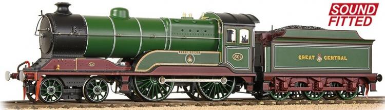 GCR 11F (D11/1) Improved Director 4-4-0 #502 'Zeebrugge' (Lined Green) DCC Sound - Sold Out