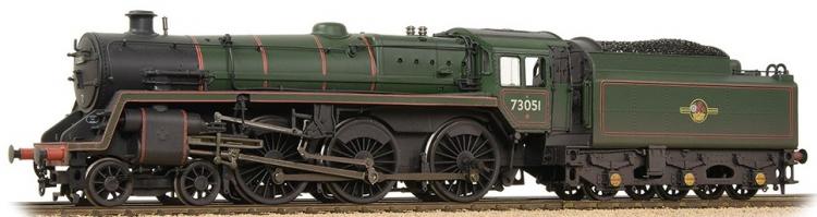 BR 5MT 4-6-0 #73051 (Lined Green - Late Crest) Weathered with BR1G Tender - Pre Order