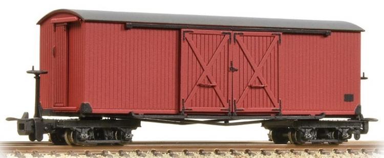 Bachmann - Bogie Covered Goods Wagon (Lincolnshire Coast Light Railway - Crimson)