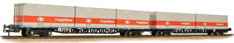 FGA BR Freightliner Outer Container Flats (2 pack) with ISO Containers - Pre Order
