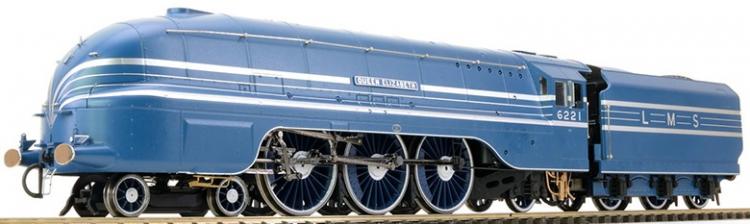 LMS Streamlined Princess Coronation 4-6-2 #6221 'Queen Elizabeth' (Caledonian Blue) - Sold Out