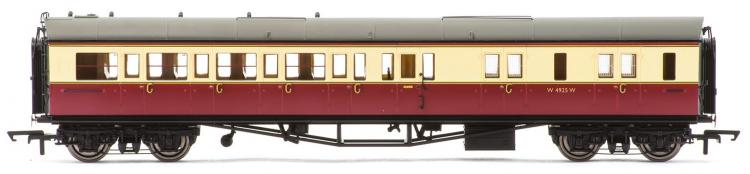 BR Collett 'Bow-Ended' Corridor Brake 3rd Class Right Hand #W4925W (Crimson & Cream) - Sold Out