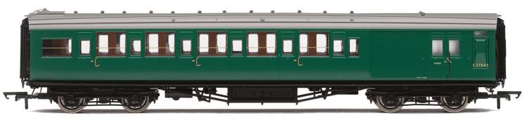 BR Maunsell 6-Compartment Brake Second Dia.2102 #S2764S 'Set 230' (Green) - Sold Out