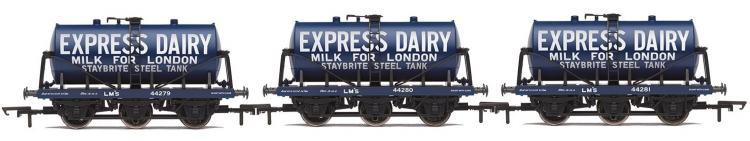 6 Wheel Milk Tank Wagons 'Express Dairy' 3-Pack - Sold Out