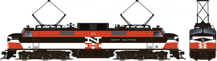 Rapido - New Haven EP-5 'Jet' - NH #373 (Delivery - With Vents) - Pre Order