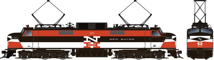 Rapido - New Haven EP-5 'Jet' - NH #372 (Repaint - With Vents) - Pre Order