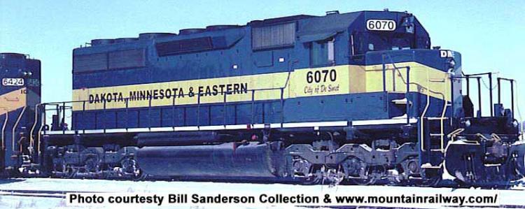 Bowser - GMD SD40 - DME #6069 ex CP (Blue & Yellow) - Pre Order