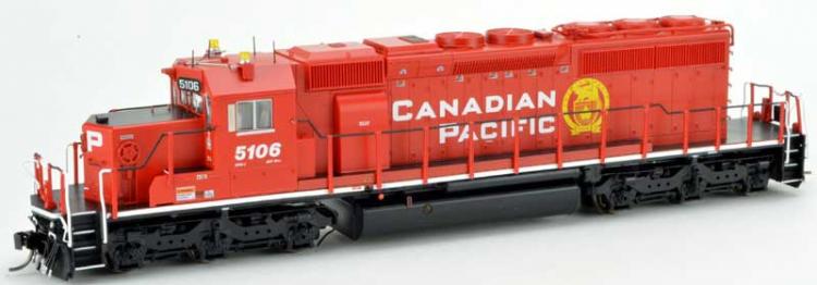 Bowser - GMD SD40-3 - CP #5106 (Red - Yellow Beaver) DCC Sound - Sold Out