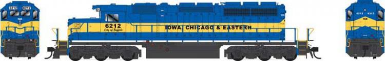 Bowser - GMD SD40-2 - ICE #6212 'City of Buffalo' ex CP (Blue & Yellow) - Pre Order